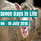 Advancements in Life Sciences' Seven Days in Life (04 July 2016)