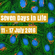 Advancements in Life Sciences' Seven Days in Life (11 -17 July 2016)